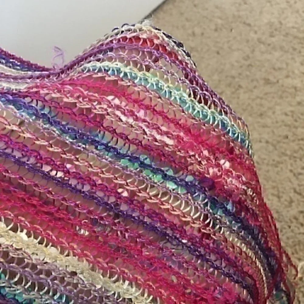 Girls Justice sequin scarf